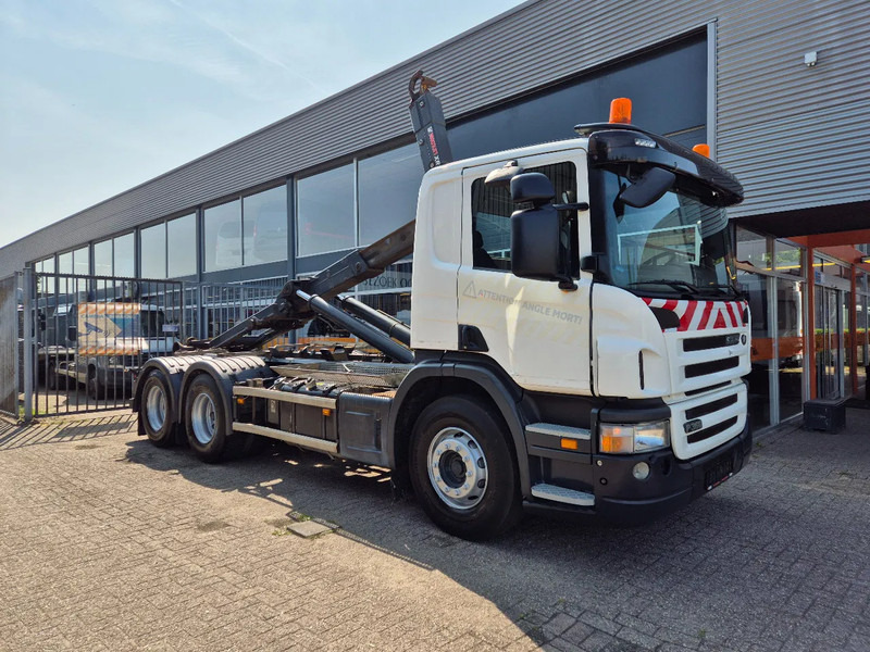 Scania P360 6X4 Containersysteem/ 21T Multilift/ Adjustable Hook - Camion ampliroll: photos 1 Scania P360 6X4 Containersysteem/ 21T Multilift/ Adjustable Hook - Camion ampliroll: photos 1