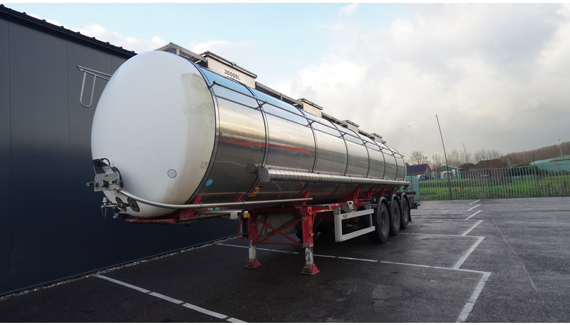 Burg 3 AXLE TANK CHEMIE TRAILER 30.000LTR - Semi-remorque citerne: photos 2 Burg 3 AXLE TANK CHEMIE TRAILER 30.000LTR - Semi-remorque citerne: photos 2