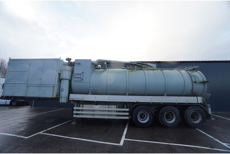 Burg 3 AXLE VACUUM TANK TRAILER SUCK AND PRESS - Semi-remorque citerne: photos 1 Burg 3 AXLE VACUUM TANK TRAILER SUCK AND PRESS - Semi-remorque citerne: photos 1