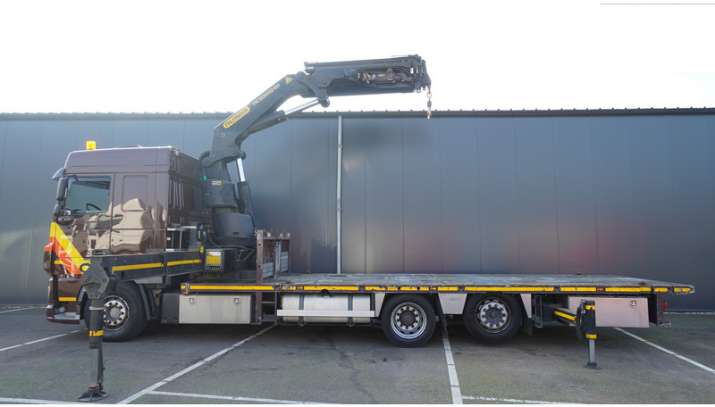 DAF XF 460 6X2 FLATBED TRUCK WITH PALFINGER PK 50002 CRANE - Camion grue: photos 1 DAF XF 460 6X2 FLATBED TRUCK WITH PALFINGER PK 50002 CRANE - Camion grue: photos 1