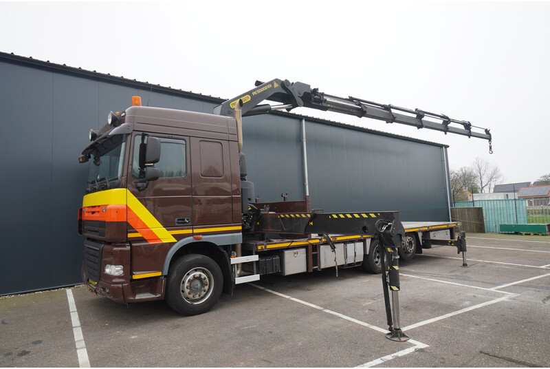 DAF XF 460 6X2 OPEN BOX WITH PALFINGER PK 50002 CRANE - Camion grue: photos 1 DAF XF 460 6X2 OPEN BOX WITH PALFINGER PK 50002 CRANE - Camion grue: photos 1