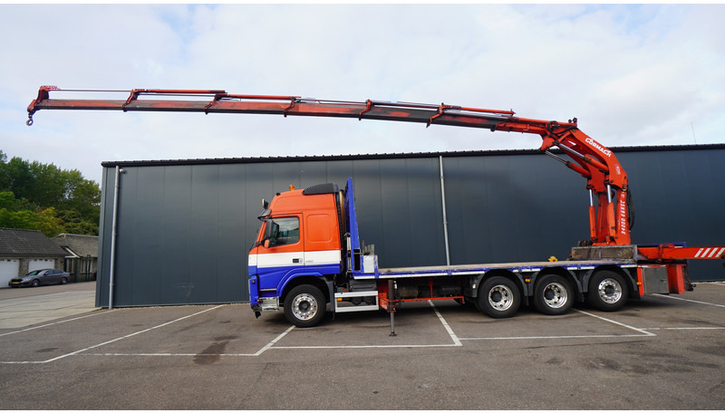 Volvo FM 450 8X4 FLATBED WITH GORMACH 3400E6 CRANE - Camion grue: photos 1 Volvo FM 450 8X4 FLATBED WITH GORMACH 3400E6 CRANE - Camion grue: photos 1