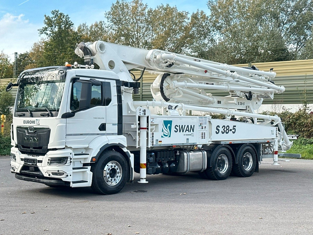 MAN TGS 26.510 6x4 SWAN TSP 38-5 160RZ ( 38m ) - Camion pompe: photos 3 MAN TGS 26.510 6x4 SWAN TSP 38-5 160RZ ( 38m ) - Camion pompe: photos 3