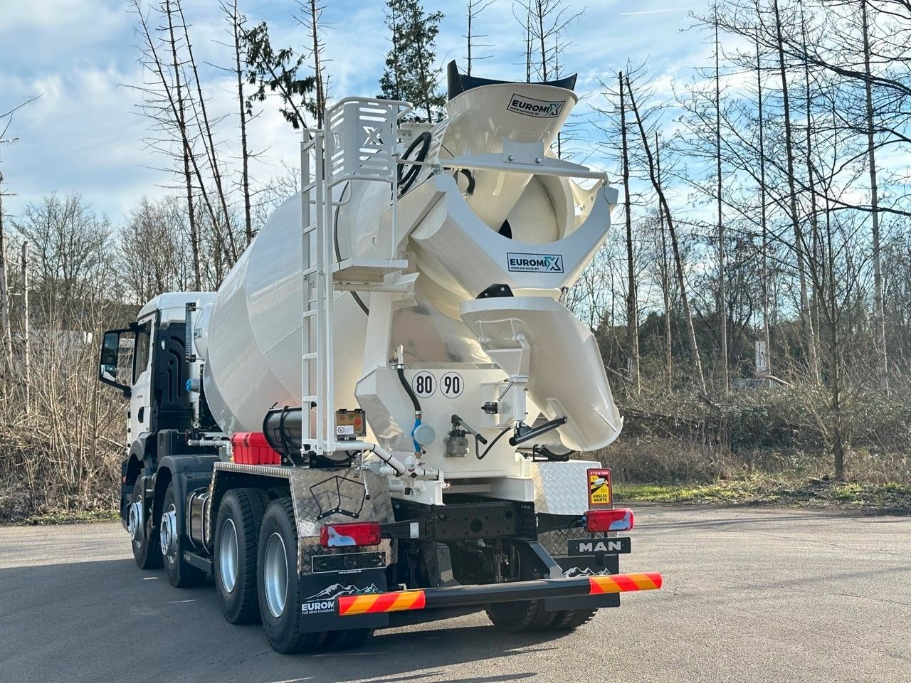 MAN TGS 32.440 8x4 / Euromix MTP EM 10 L - Camion malaxeur: photos 4 MAN TGS 32.440 8x4 / Euromix MTP EM 10 L - Camion malaxeur: photos 4
