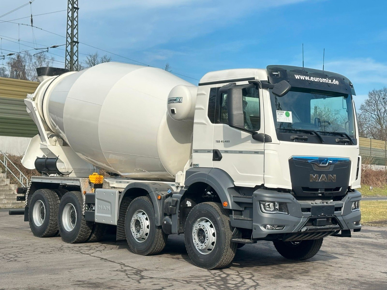 MAN TGS 41.480 8x4 /Euro6e Euromix EM 12 R - Camion malaxeur: photos 1 MAN TGS 41.480 8x4 /Euro6e Euromix EM 12 R - Camion malaxeur: photos 1