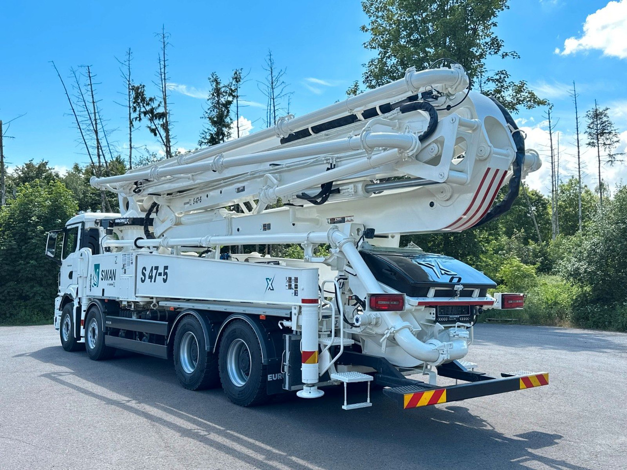 MAN TGS 41.520 8x4 SWAN TSP 47-5 160RZ ( 47m ) - Camion pompe: photos 4 MAN TGS 41.520 8x4 SWAN TSP 47-5 160RZ ( 47m ) - Camion pompe: photos 4
