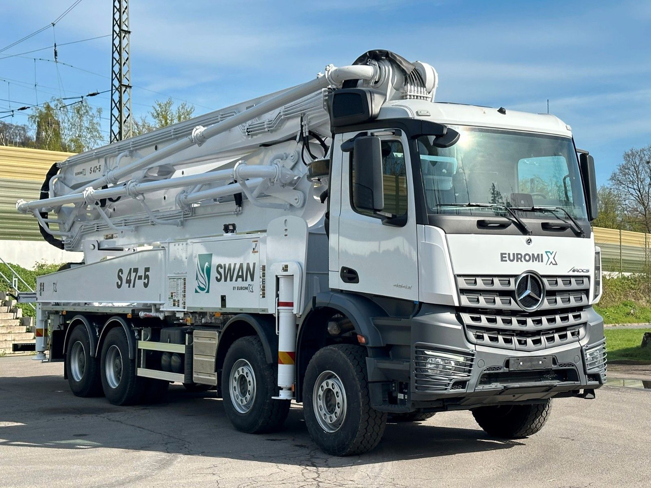 Camion malaxeur Mercedes-Benz Arocs 5 4542 8x4 SWAN TSP 47-5 160RZ ( 47m ): photos 7