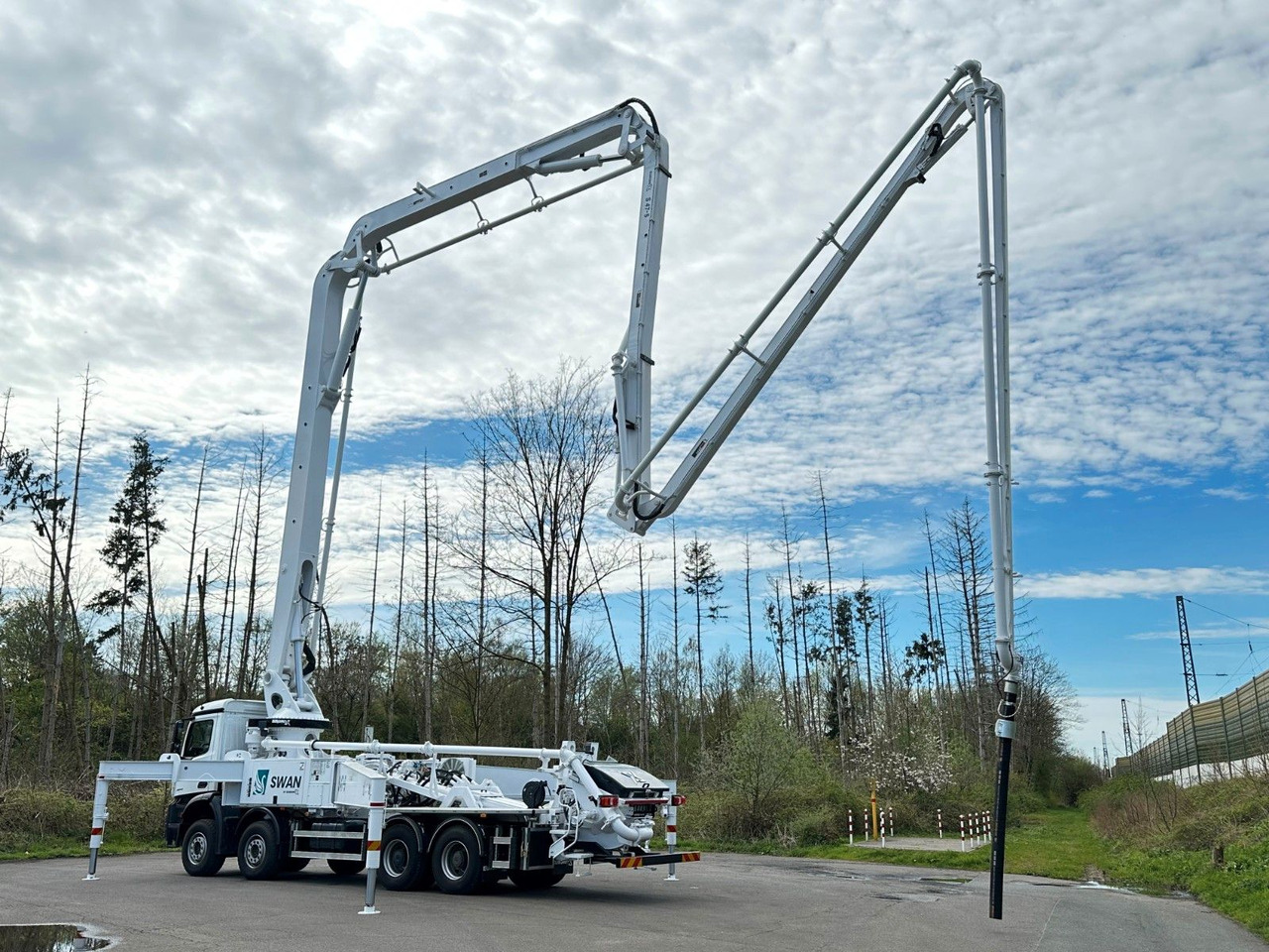 Camion malaxeur Mercedes-Benz Arocs 5 4542 8x4 SWAN TSP 47-5 160RZ ( 47m ): photos 13