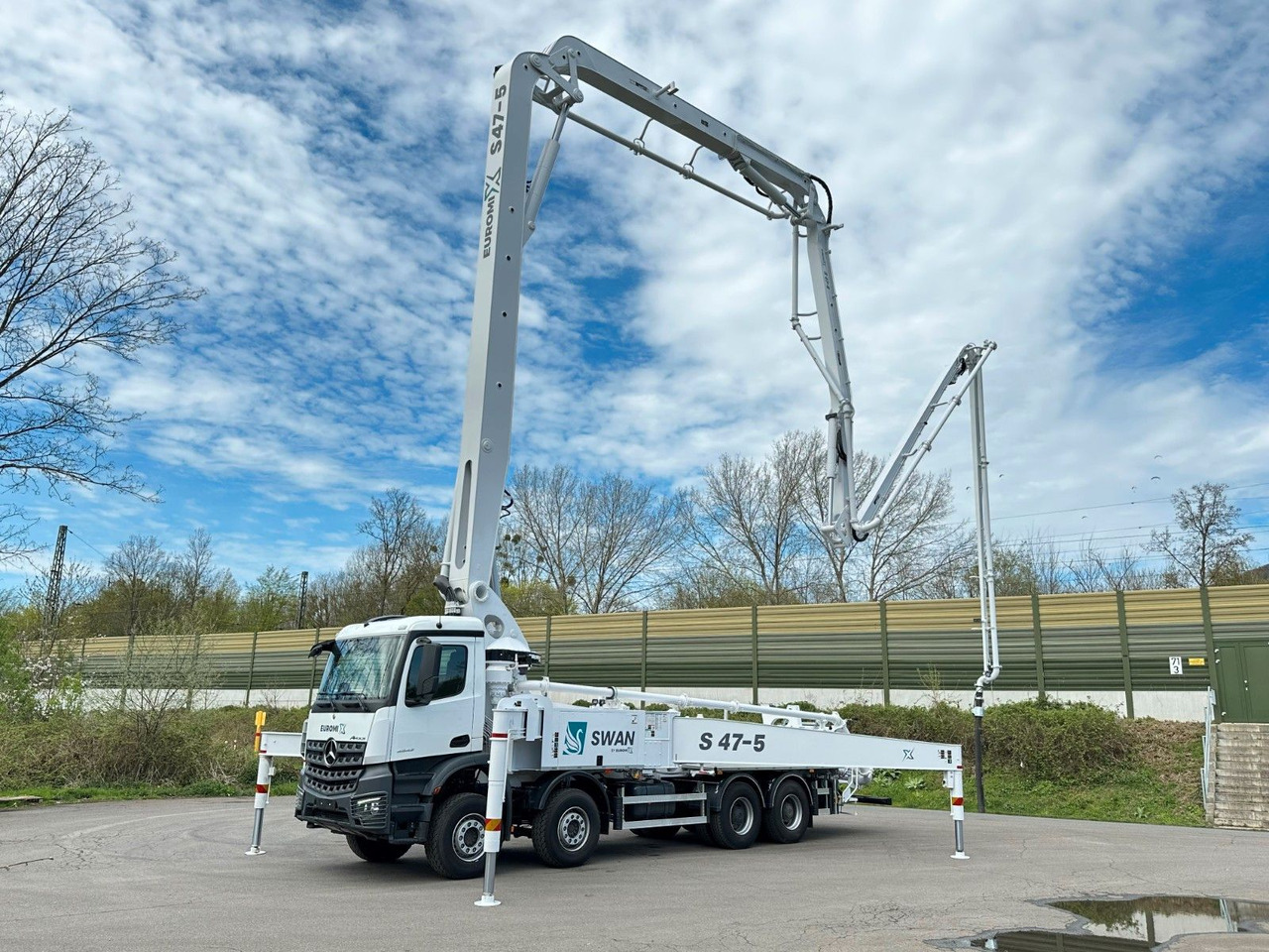 Camion malaxeur Mercedes-Benz Arocs 5 4542 8x4 SWAN TSP 47-5 160RZ ( 47m ): photos 15