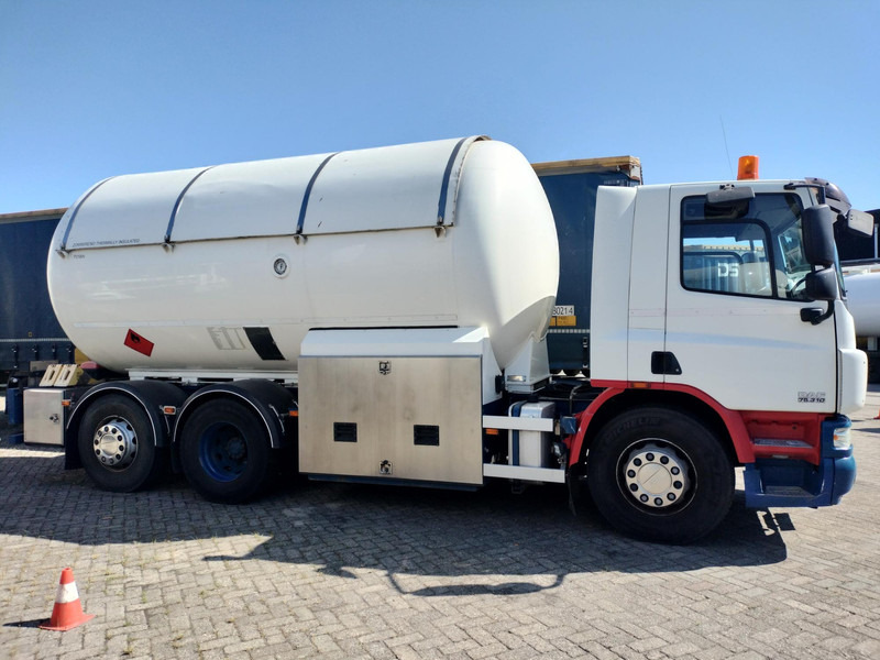 DAF FAN CF75. 6x2 -24030 L Gas tank truck -Gas, Gaz, LPG, GPL, Propane, Butane tank, Gastank ID 2.166 Rootselaar, flowmeter, pump, sunroof on tank - Camion citerne: photos 1 DAF FAN CF75. 6x2 -24030 L Gas tank truck -Gas, Gaz, LPG, GPL, Propane, Butane tank, Gastank ID 2.166 Rootselaar, flowmeter, pump, sunroof on tank - Camion citerne: photos 1