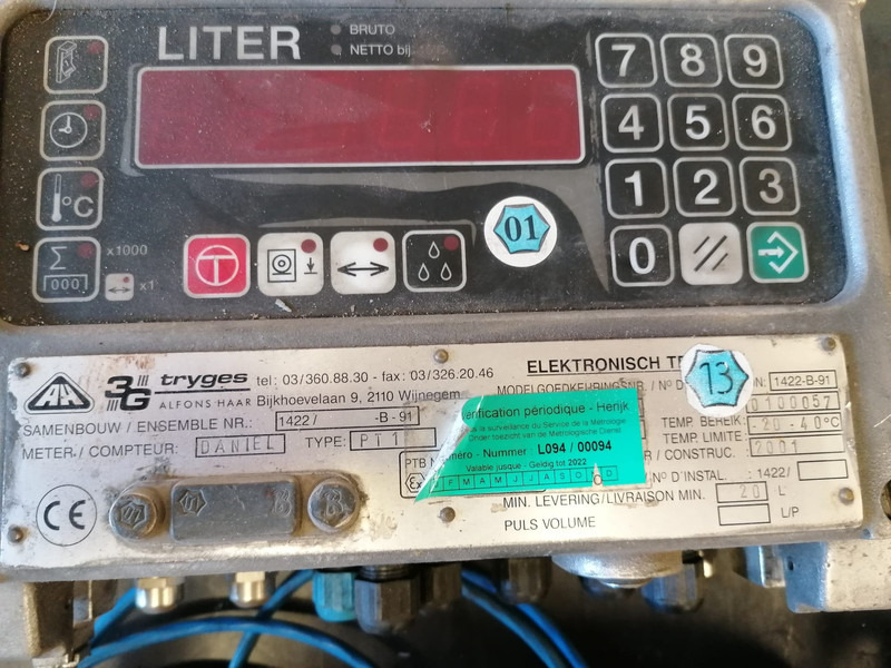 Used complete set Flowmeter set Alfons Haar type PT1 LPG , GPL - Engins de chantier: photos 1 Used complete set Flowmeter set Alfons Haar type PT1 LPG , GPL - Engins de chantier: photos 1