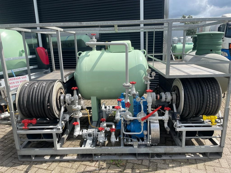 LPG Mobile Intervention 990L tank Unit Gas, Lpg, Gpl, Gaz, Propane, Butane including compressor and hoses - Réservoir de carburant pour Camion: photos 1 LPG Mobile Intervention 990L tank Unit Gas, Lpg, Gpl, Gaz, Propane, Butane including compressor and hoses - Réservoir de carburant pour Camion: photos 1