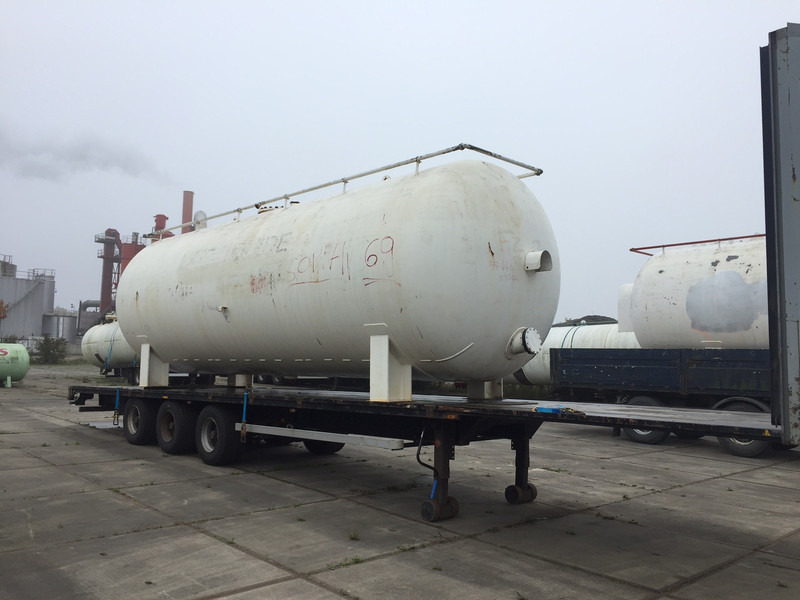 Van Hool Open flatbed trailer Stationary tank 50m3 - Gas, Gaz, LPG, GPL, Propane, Butane ID 1.1 - Semi-remorque citerne: photos 1 Van Hool Open flatbed trailer Stationary tank 50m3 - Gas, Gaz, LPG, GPL, Propane, Butane ID 1.1 - Semi-remorque citerne: photos 1