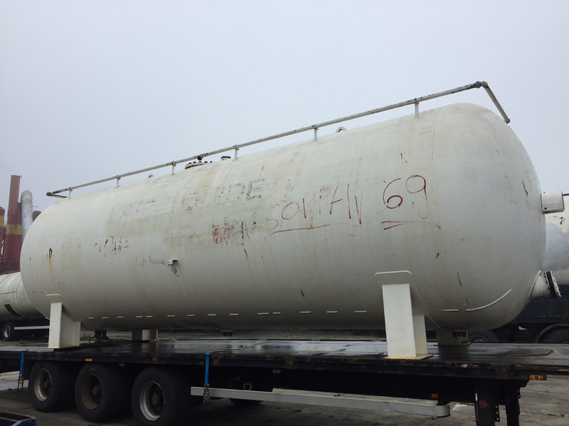 Van Hool Open flatbed trailer Stationary tank 50m3 - Gas, Gaz, LPG, GPL, Propane, Butane ID 1.1 - Semi-remorque citerne: photos 2 Van Hool Open flatbed trailer Stationary tank 50m3 - Gas, Gaz, LPG, GPL, Propane, Butane ID 1.1 - Semi-remorque citerne: photos 2
