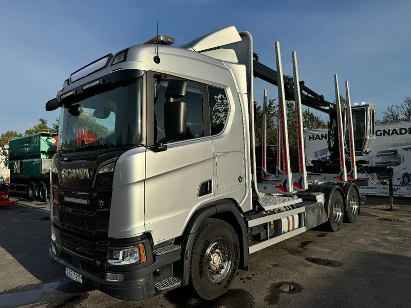 Scania R730 V8 6X4, Retarder,Timber-truck + Kesla, 2020 - Camion grumier, Camion grue: photos 3 Scania R730 V8 6X4, Retarder,Timber-truck + Kesla, 2020 - Camion grumier, Camion grue: photos 3