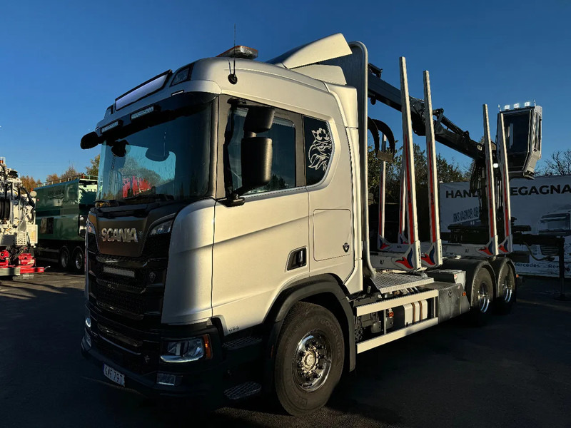 Scania R730 V8 6X4, Retarder, Timber-truck + Kesla, 2020 - Camion grumier, Camion grue: photos 4 Scania R730 V8 6X4, Retarder, Timber-truck + Kesla, 2020 - Camion grumier, Camion grue: photos 4