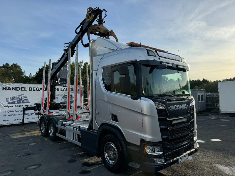 Scania R730 V8 6X4, Retarder,Timber-truck + Kesla, 2020 - Camion grumier, Camion grue: photos 1 Scania R730 V8 6X4, Retarder,Timber-truck + Kesla, 2020 - Camion grumier, Camion grue: photos 1