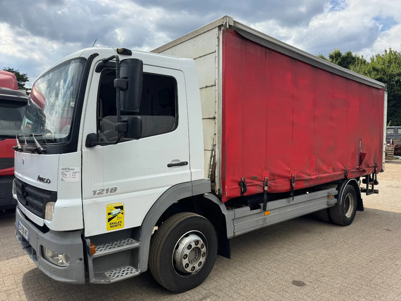 Mercedes-Benz Atego 1218 **FULL STEEL-SUSPENSION LAMES** - Camion à rideaux coulissants: photos 1 Mercedes-Benz Atego 1218 **FULL STEEL-SUSPENSION LAMES** - Camion à rideaux coulissants: photos 1