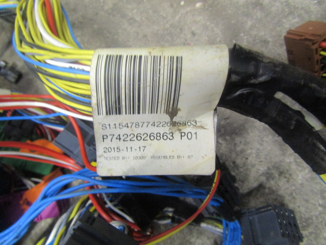 DAF LF 220 EURO 6 FULL CAB WIRING HARNESS P/NO 7422626863 P01 - Système électrique pour Camion: photos 3 DAF LF 220 EURO 6 FULL CAB WIRING HARNESS P/NO 7422626863 P01 - Système électrique pour Camion: photos 3
