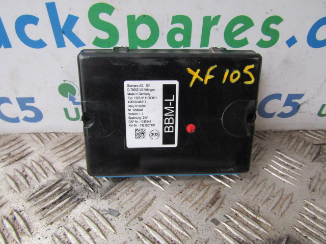 DAF XF 105 BBM-L ECU P/NO 1740941 - Bloc de gestion pour Camion: photos 1 DAF XF 105 BBM-L ECU P/NO 1740941 - Bloc de gestion pour Camion: photos 1