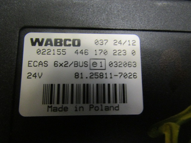 MAN TGS ECAS ECU P/NO 81.25811.7026 - Bloc de gestion pour Camion: photos 2 MAN TGS ECAS ECU P/NO 81.25811.7026 - Bloc de gestion pour Camion: photos 2