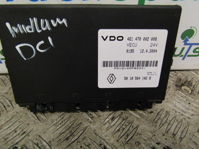 RENAULT MIDLUM VEHICLE BODY ECU P/NO 5010564102B / 461470002008 - Bloc de gestion pour Camion: photos 1 RENAULT MIDLUM VEHICLE BODY ECU P/NO 5010564102B / 461470002008 - Bloc de gestion pour Camion: photos 1