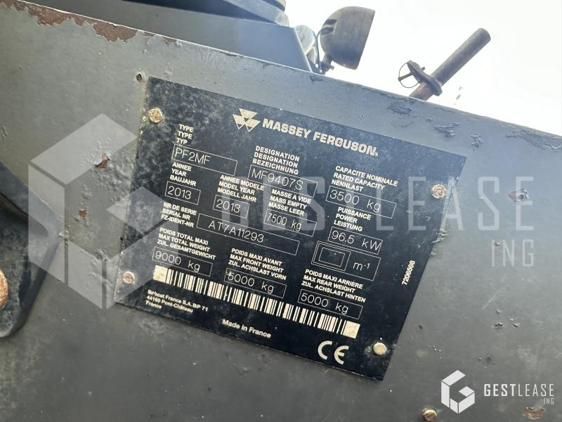 Massey Ferguson 9407 S - Chariot télescopique: photos 2 Massey Ferguson 9407 S - Chariot télescopique: photos 2