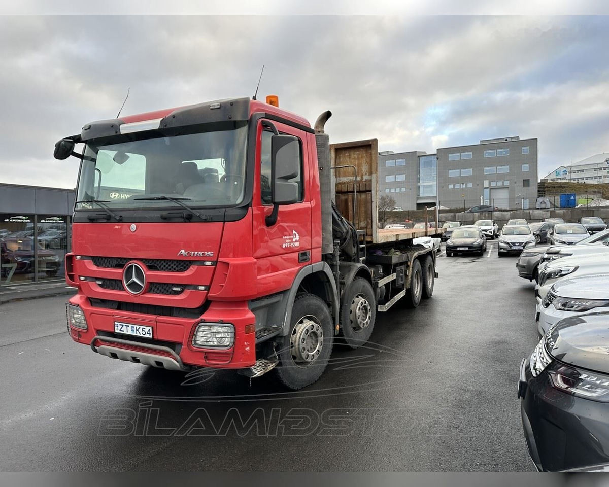 Mercedes-Benz Actros 3246 - Camion ampliroll, Camion grue: photos 1 Mercedes-Benz Actros 3246 - Camion ampliroll, Camion grue: photos 1