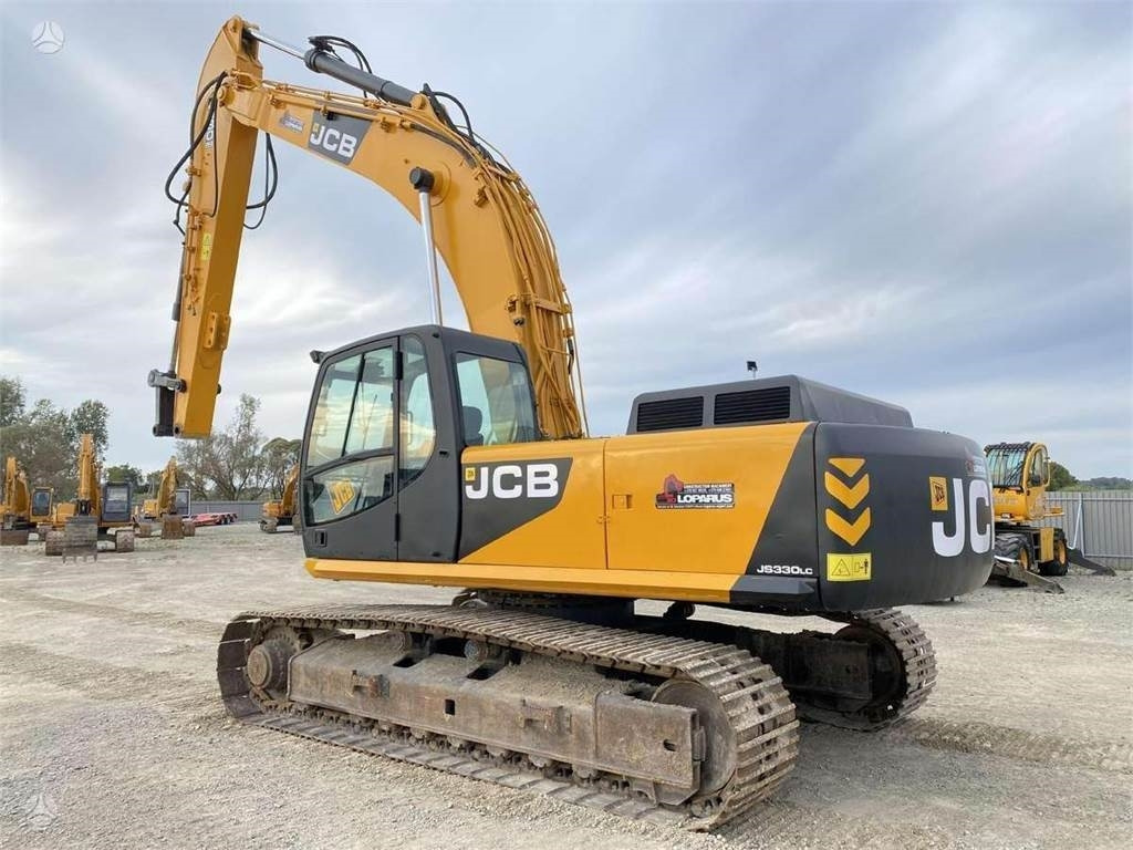 JCB JS 330 LC , ISUZU MANUAL PUMP - Pelle sur chenille: photos 1 JCB JS 330 LC , ISUZU MANUAL PUMP - Pelle sur chenille: photos 1