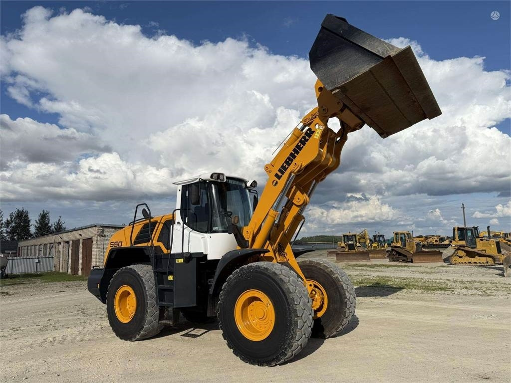 Liebherr L 550 , quick coupler - Chargeuse sur pneus: photos 1 Liebherr L 550 , quick coupler - Chargeuse sur pneus: photos 1