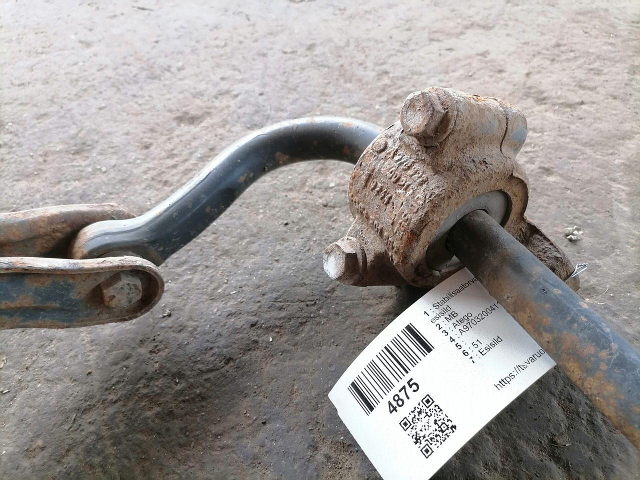 MB Anti-roll bar A9703200411 - Barre stabilisatrice pour Camion: photos 5 MB Anti-roll bar A9703200411 - Barre stabilisatrice pour Camion: photos 5
