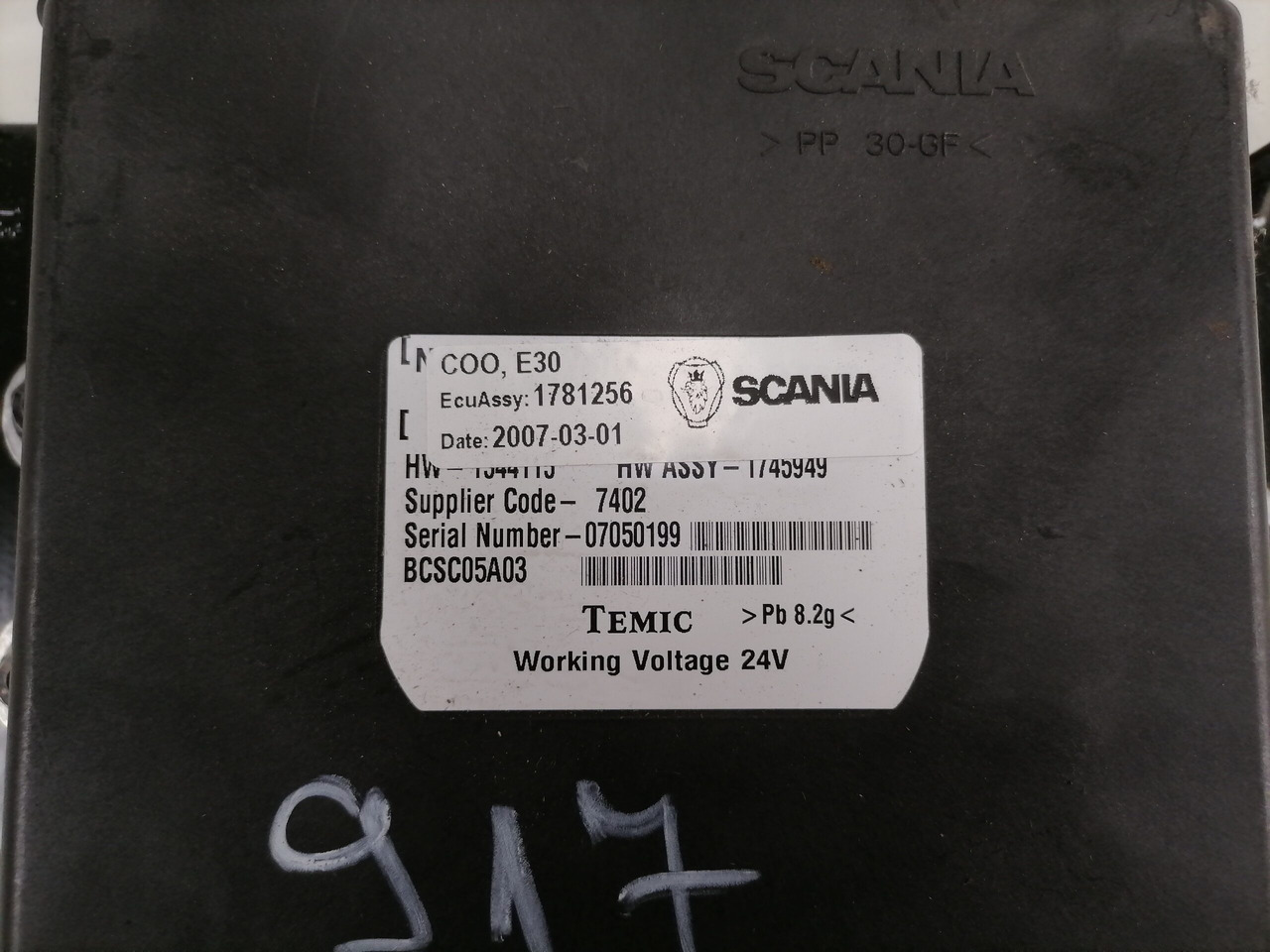 Scania Ecu 1781256 - Bloc de gestion pour Camion: photos 4 Scania Ecu 1781256 - Bloc de gestion pour Camion: photos 4