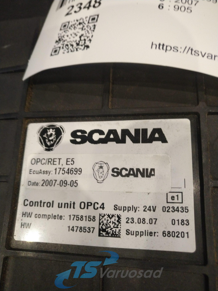 Scania Ecu, GMS OPC4 1754699 - Bloc de gestion pour Camion: photos 2 Scania Ecu, GMS OPC4 1754699 - Bloc de gestion pour Camion: photos 2