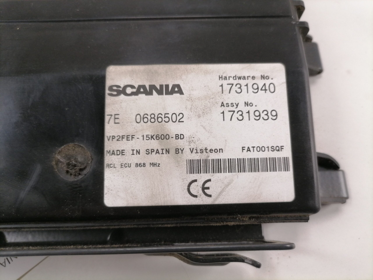 Scania Ecu, LAS 1731940 - Bloc de gestion pour Camion: photos 3 Scania Ecu, LAS 1731940 - Bloc de gestion pour Camion: photos 3
