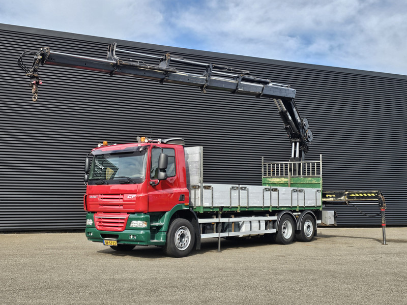 DAF CF 85.410 6x2 / HIAB 35 t/m crane / kran + REMOTE - Camion plateau, Camion grue: photos 2 DAF CF 85.410 6x2 / HIAB 35 t/m crane / kran + REMOTE - Camion plateau, Camion grue: photos 2