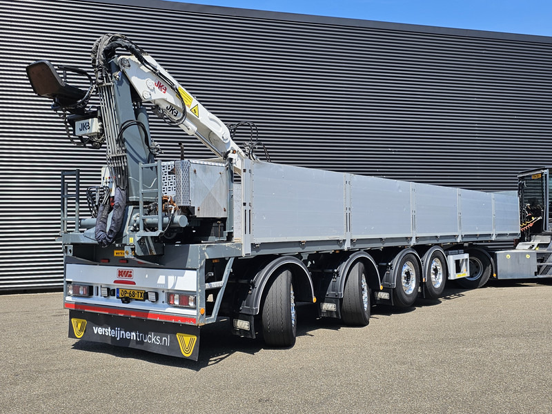 Kwb JKB KRAAN / 2 x STEERING + 2 X LIFT AXLE - Semi-remorque plateau: photos 3 Kwb JKB KRAAN / 2 x STEERING + 2 X LIFT AXLE - Semi-remorque plateau: photos 3