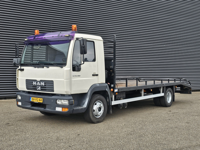 MAN LE 12.180 / OPRIJ / MACHINE TRANSPORT - Camion porte-voitures: photos 1 MAN LE 12.180 / OPRIJ / MACHINE TRANSPORT - Camion porte-voitures: photos 1
