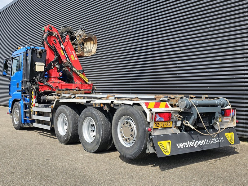 MAN TGS 35.400 8x4-4 / PALFINGER Z CRANE + CONTAINER SYSTEM - Camion - système de câble, Camion grue: photos 4 MAN TGS 35.400 8x4-4 / PALFINGER Z CRANE + CONTAINER SYSTEM - Camion - système de câble, Camion grue: photos 4