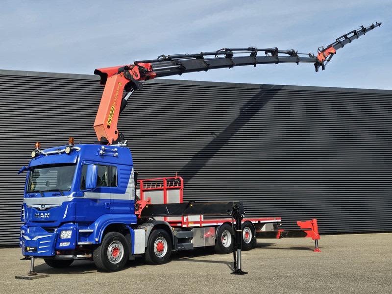 MAN TGS 35.500 8x4-6 / PALFINGER 92 t/m CRANE +JIB - Camion grue: photos 1 MAN TGS 35.500 8x4-6 / PALFINGER 92 t/m CRANE +JIB - Camion grue: photos 1
