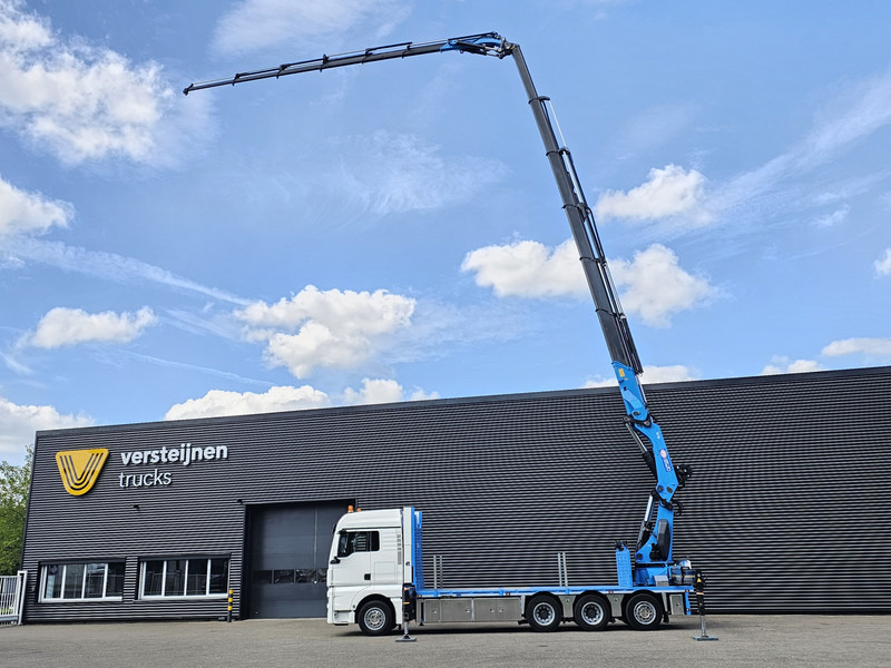 MAN TGX 35.480 8x4-4 / HMF 85 t/m + JIB / WINCH - Camion grue: photos 2 MAN TGX 35.480 8x4-4 / HMF 85 t/m + JIB / WINCH - Camion grue: photos 2