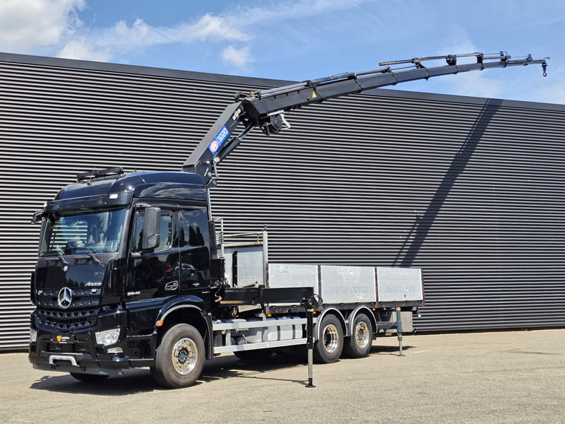 Mercedes-Benz Arocs 2545 6x2 / HMF 32 t/m CRANE / KRAN - Camion plateau, Camion grue: photos 1 Mercedes-Benz Arocs 2545 6x2 / HMF 32 t/m CRANE / KRAN - Camion plateau, Camion grue: photos 1