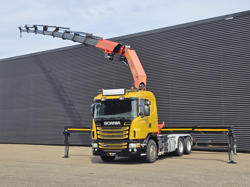Scania G400 6x2 / PALFINGER PK 60002 / WINCH / BALLAST - Camion grue: photos 3 Scania G400 6x2 / PALFINGER PK 60002 / WINCH / BALLAST - Camion grue: photos 3