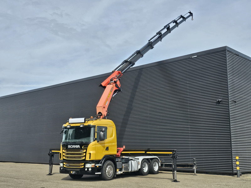 Scania G400 6x2 / PALFINGER PK 60002 / WINCH / BALLAST - Camion grue: photos 1 Scania G400 6x2 / PALFINGER PK 60002 / WINCH / BALLAST - Camion grue: photos 1