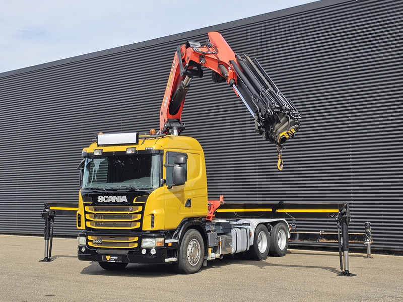 Scania G400 6x2 / PALFINGER PK 60002 / WINCH / BALLAST - Camion grue: photos 5 Scania G400 6x2 / PALFINGER PK 60002 / WINCH / BALLAST - Camion grue: photos 5