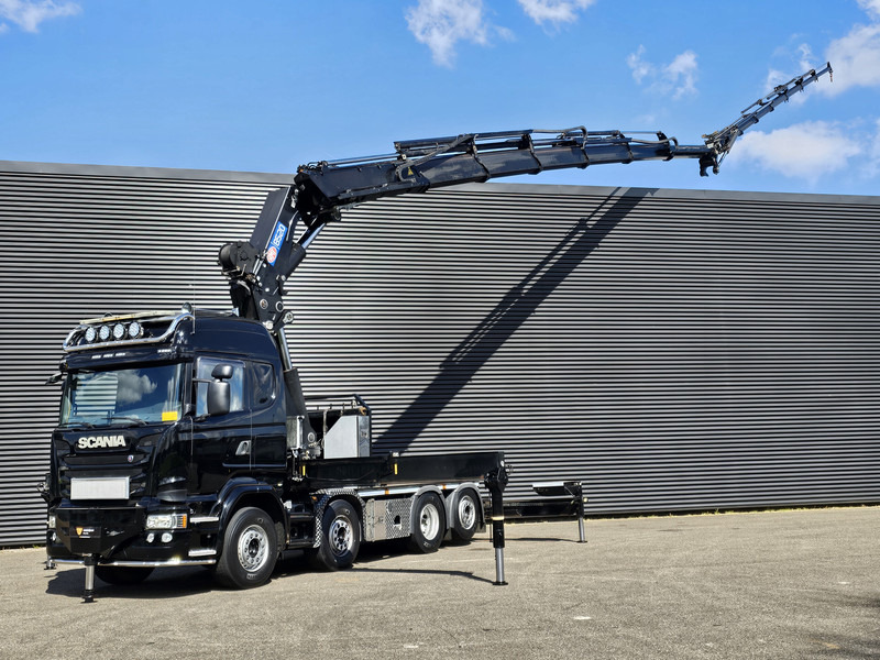 Scania R490 / 8x2 / HMF 85 TM CRANE / WINCH / JIB - Camion grue: photos 1 Scania R490 / 8x2 / HMF 85 TM CRANE / WINCH / JIB - Camion grue: photos 1