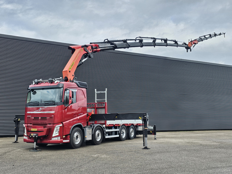 Volvo FH 540 8x2/6 / PALFINGER 65 t/m CRANE + JIB - Camion plateau, Camion grue: photos 1 Volvo FH 540 8x2/6 / PALFINGER 65 t/m CRANE + JIB - Camion plateau, Camion grue: photos 1