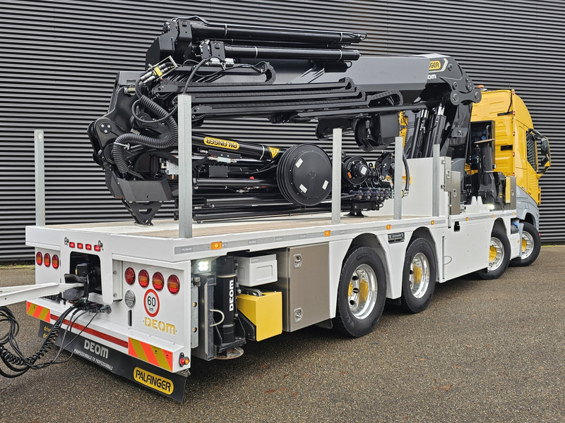 Camion plateau, Camion grue Volvo FH 540 8x4 / PALFINGER 165 TEC 7 + PJ300 / WINCH: photos 17 Camion plateau, Camion grue Volvo FH 540 8x4 / PALFINGER 165 TEC 7 + PJ300 / WINCH: photos 17