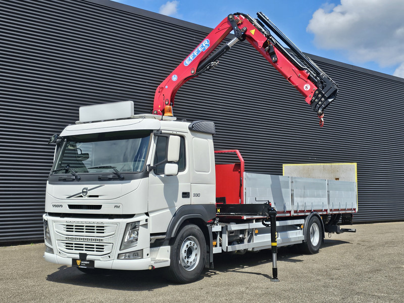 Volvo FM 330 4x2 / EFFER 12.5 t/m CRANE / KRAN - Camion plateau, Camion grue: photos 4 Volvo FM 330 4x2 / EFFER 12.5 t/m CRANE / KRAN - Camion plateau, Camion grue: photos 4