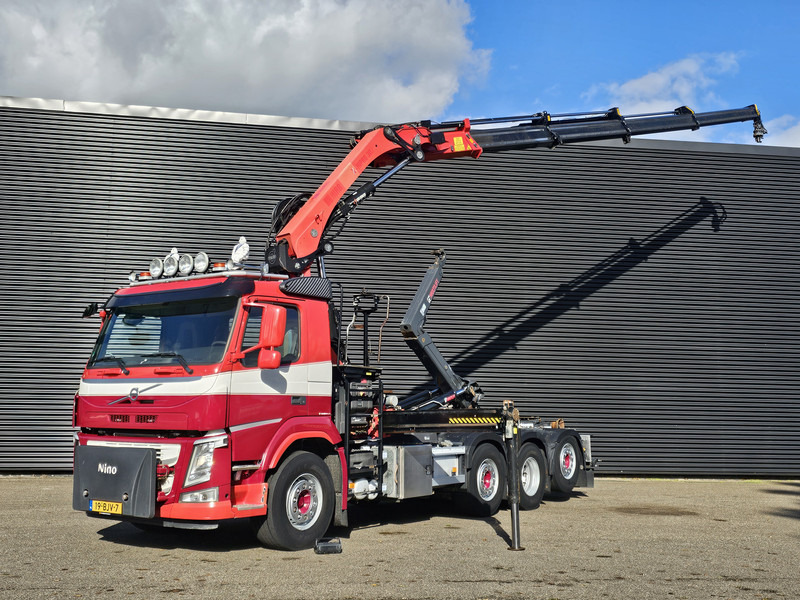 Volvo FM 420 8x2 / HIAB HOOKLIFT + 30 t/m CRANE - KRAN - Camion grue: photos 1 Volvo FM 420 8x2 / HIAB HOOKLIFT + 30 t/m CRANE - KRAN - Camion grue: photos 1