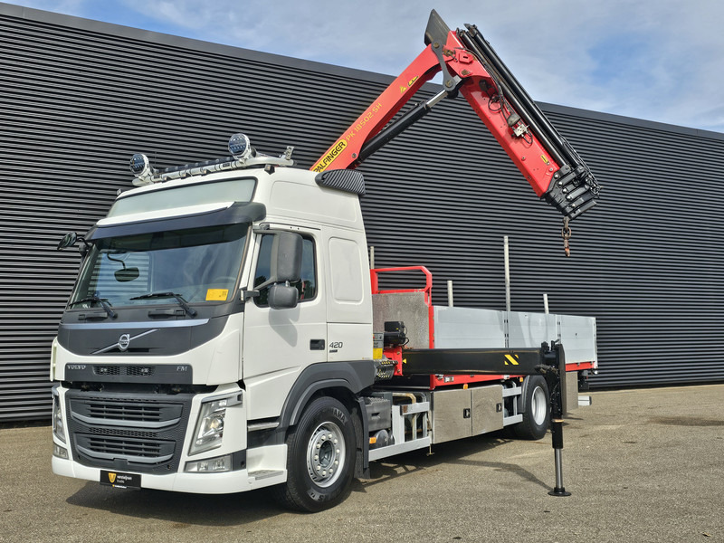 Volvo FM420 4x2 / PALFINGER 18502 - 17 mtr / CRANE / KRAN - Camion plateau, Camion grue: photos 5 Volvo FM420 4x2 / PALFINGER 18502 - 17 mtr / CRANE / KRAN - Camion plateau, Camion grue: photos 5
